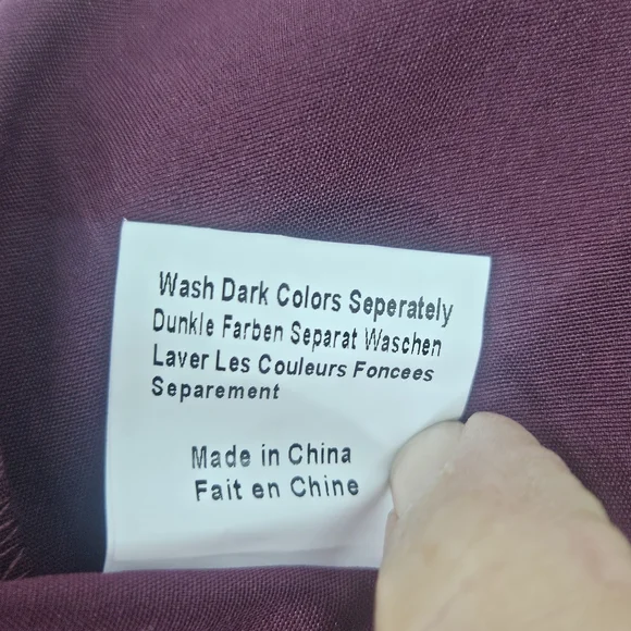 Elegant Plum Maxi Dress - Picture 5 of 6